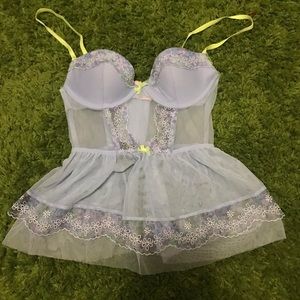 lavender babydoll lingerie top!